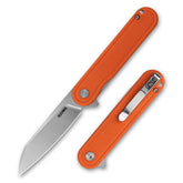 Rocket Wharncliffe Flipper Knife (2.76"-D2 Blade-G10)-G067