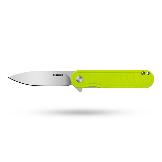 Rocket G040 (2.75''+D2+Neon Green G10)-Liner Lock-Flipper