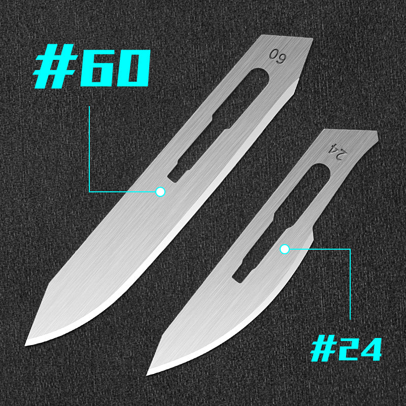 T029 Replacement Knife Blades – #24 & #60 Blades (Pack of 10)