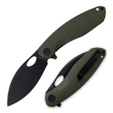 Army Green G064 with black blade β folded