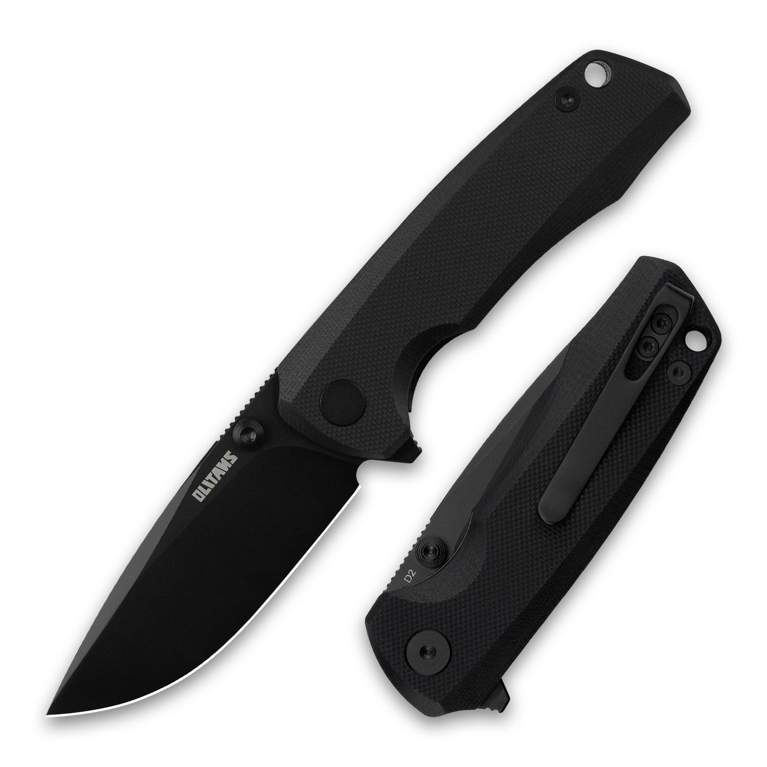 G061 Folding Knife 2.91'' D2 BLADE+G10 HANDLE- Liner LOCK-THUMB STUD