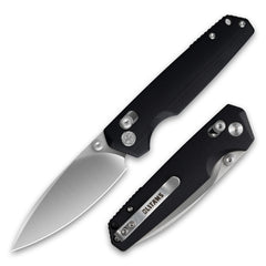 Youth Bird Pocket Knife(3''+14C28N+G10)-Crossbar Lock-Thumb stud-G053