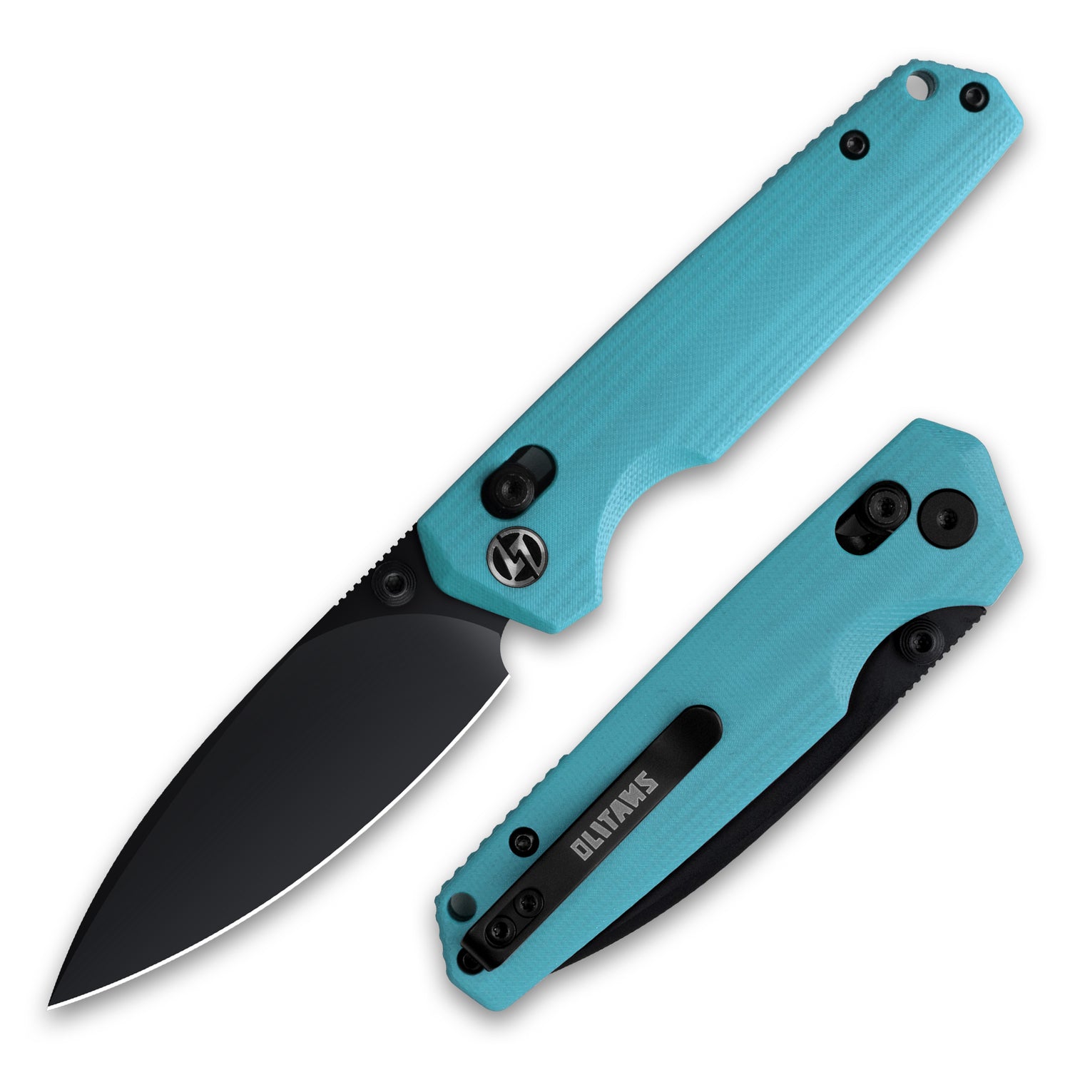 G053 Pocket Knife 3'' 14C28N Blade+G10 Handle- Crossbar Lock-Thumb stud