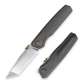 Stealth II T069 Folding Knife – (3.31" Tanto + Böhler M390 + Titanium) – OLITANS
