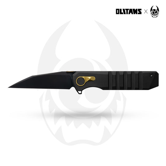 Hoopoe T082(3.42"+S45VN +Titanium)- Black PVD