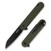 Rocket Wharncliffe Flipper Knife (2.76"-D2 Blade-G10)-G067