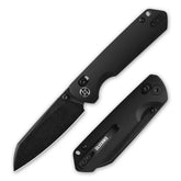 King Penguin Folding Knife (3.35''+14C28N Blade+G10 Handle)-Crossbar Lock-Thumb Stud-G062