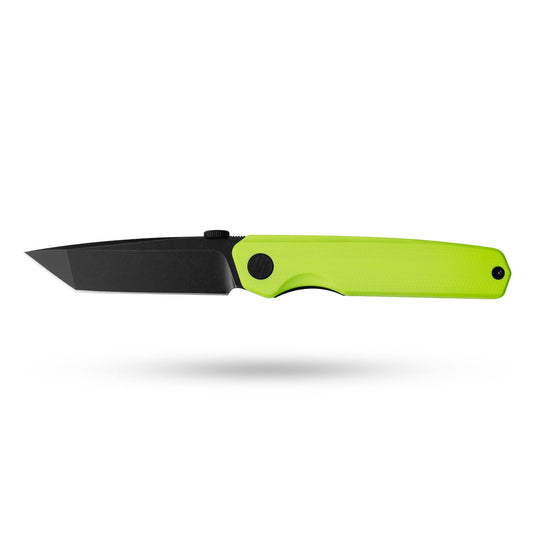 Stealth II G084 (3.22''+10Cr15MoV+Neon Green G10+PVD)