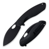 All-black G064 folding knife β closed view