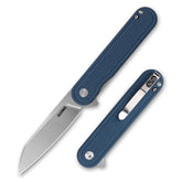 Rocket Wharncliffe Flipper Knife (2.76"-D2 Blade-G10)-G067