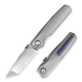 Stealth II T069 Folding Knife – (3.31" Tanto + Böhler M390 + Titanium) – OLITANS