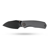 Mini Ti-Mastiff T074( 2.36'' + Bohler M390 +Step milled+Titanium )Folding Knife