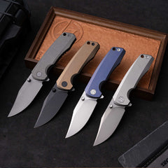 Ti-Bomber 2.0 T068 - Clip Point(2.95"+Bohler M390 +Titanium)