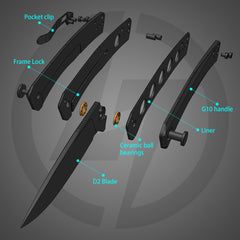 Maximus G066 (3.5"+D2+G10 ) Liner Lock