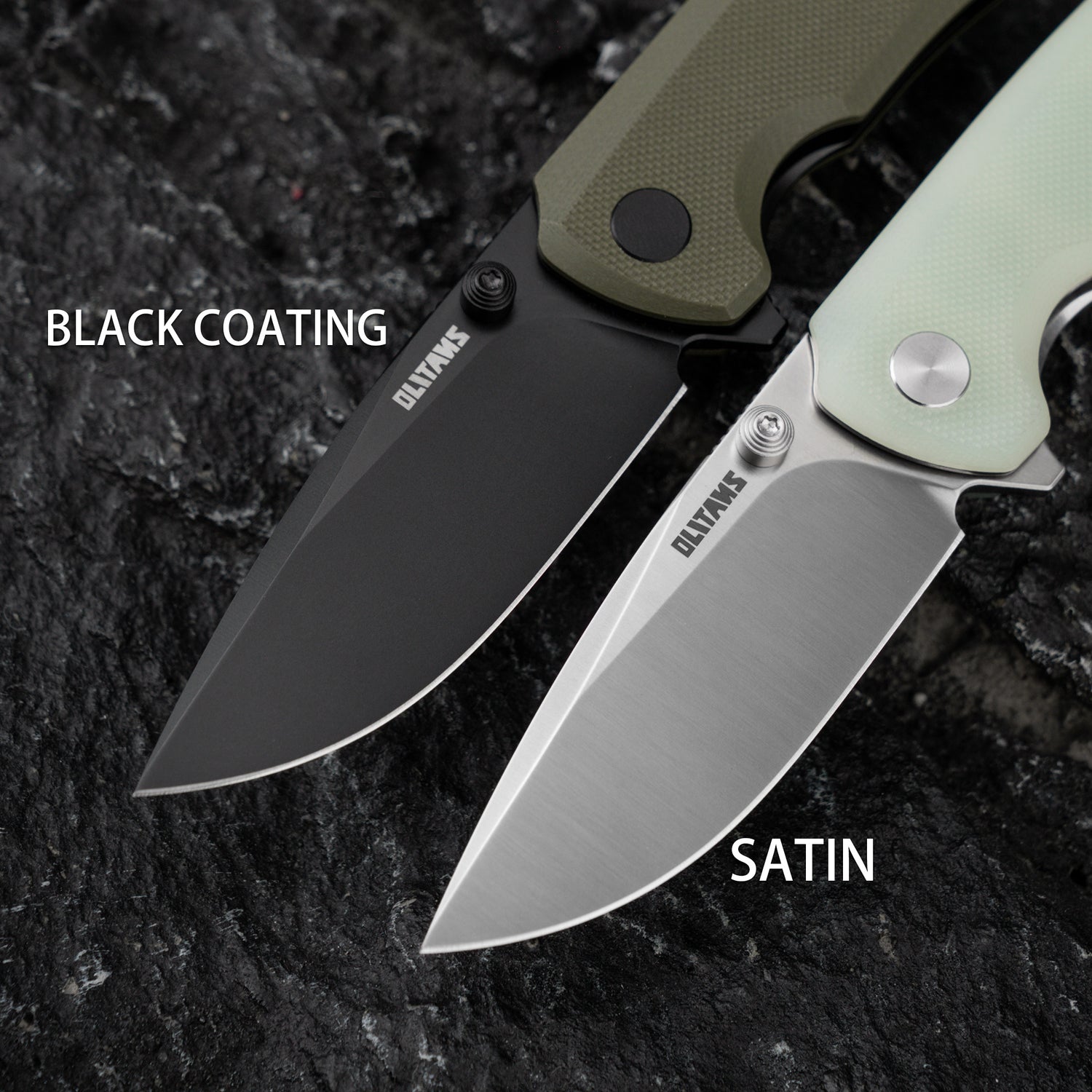 G061 Folding Knife 2.91'' D2 BLADE+G10 HANDLE- Liner LOCK-THUMB STUD