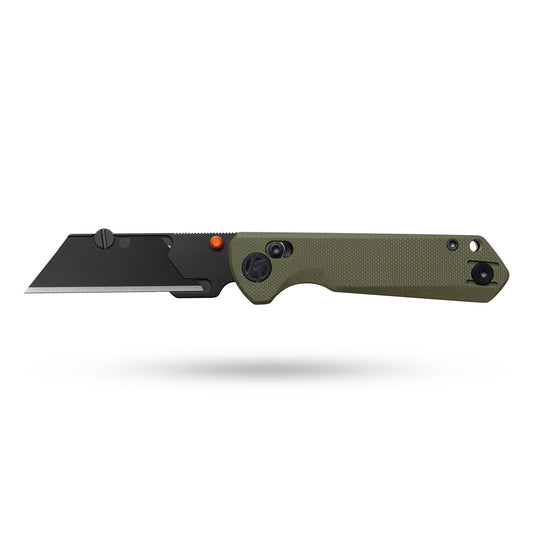 Adélie Penguins G076 Utility Knife (2.68"+SK5 Blade+G10)Blade x10