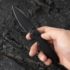 Youth Bird Pocket Knife(3''+14C28N+G10)-Crossbar Lock-Thumb stud-G053