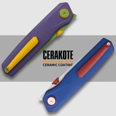 Stealth II T069 Folding Knife – (3.31" Tanto + Böhler M390 + Titanium + Cerakote) – OLITANS