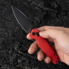 Youth Bird Pocket Knife(3''+14C28N+G10)-Crossbar Lock-Thumb stud-G053