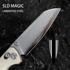 Imperial Penguin M060(3.35''+SLD Magic+Carbon fibre)-Axis lock-thumb stud