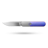 Rocket XL T081 (3.07''+M390+Purple Crystallized Titanium)-Liner Lock-Front Flipper