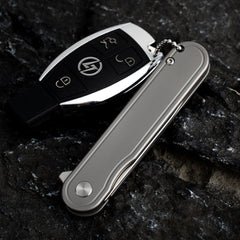 Rocket T025 Pocket Knife(2.76''+D2 Blade+Titanium)Frame Lock-Flipper