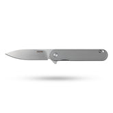 Rocket T025 Pocket Knife(2.76''+D2 Blade+Titanium)Frame Lock-Flipper