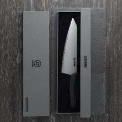 Chef's Knife, 8 in Professional Chef Kinfe VG-10, Ultra Sharp Kitchen Knife, G10 Handle (Black)