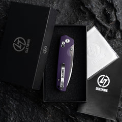 Youth Bird Pocket Knife(3''+14C28N+G10)-Crossbar Lock-Thumb stud-G053