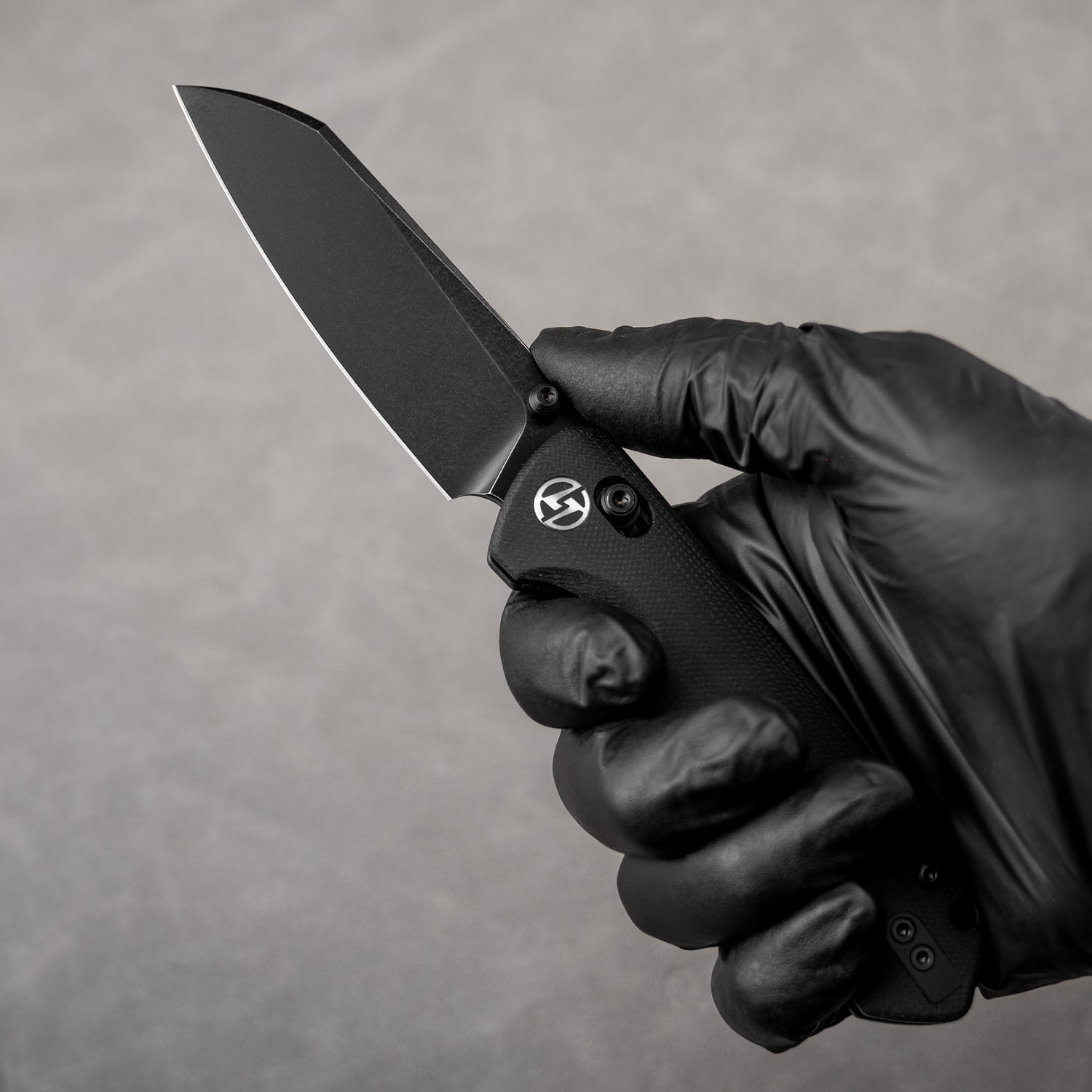 King Penguin Folding Knife (3.35''+14C28N Blade+G10 Handle)-Crossbar Lock-Thumb Stud-G062