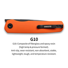 Stealth G047(3.07'' +14C28N +G10)Liner Lock-Front Flipper