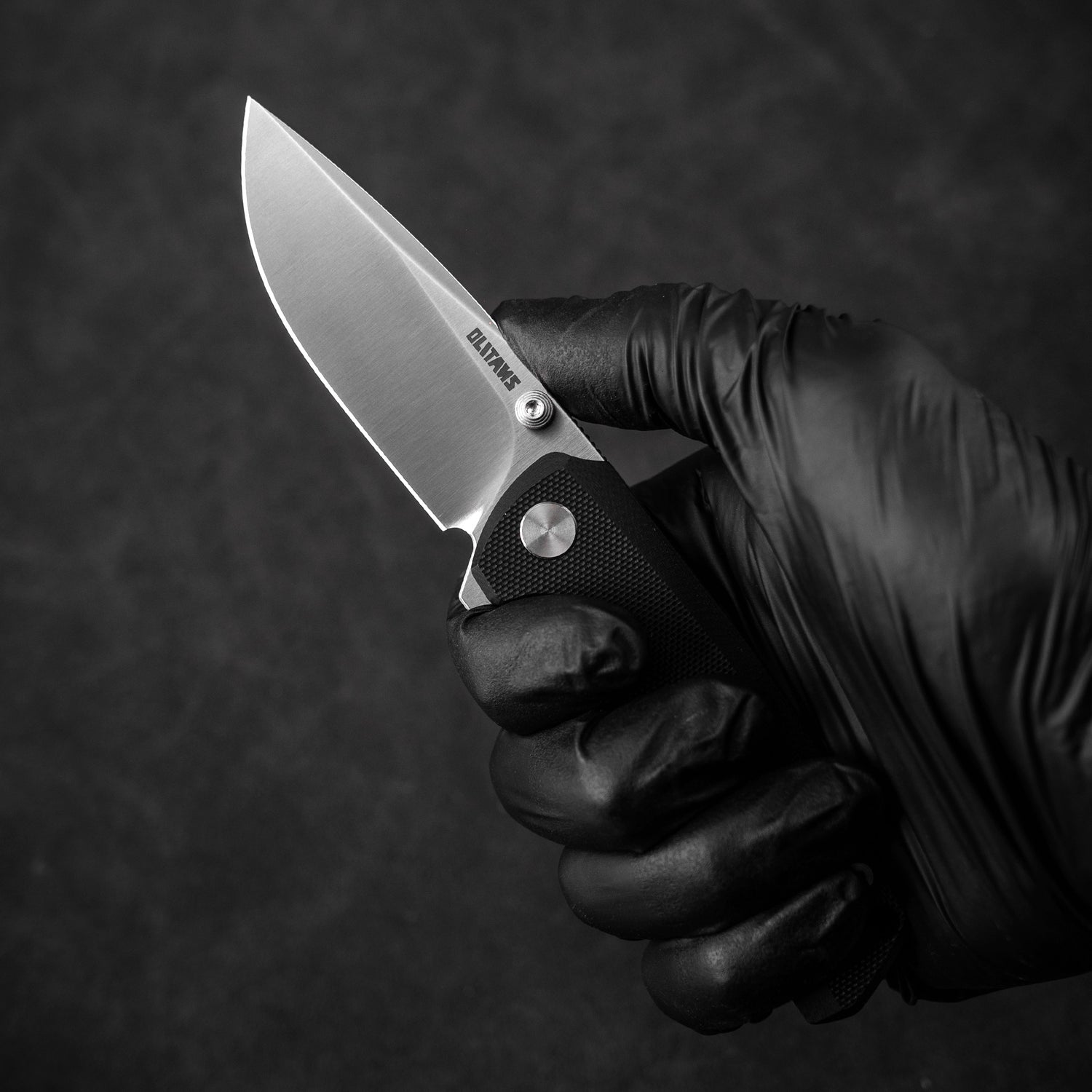 G061 Folding Knife 2.91'' D2 BLADE+G10 HANDLE- Liner LOCK-THUMB STUD