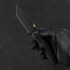 Stealth II T069 Folding Knife – (3.31" Tanto + Böhler M390 + Titanium) – OLITANS