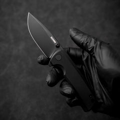 G061 Folding Knife ( 2.91''+D2+G10 )- Liner LOCK-THUMB STUD-OLITANS