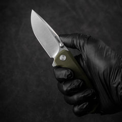 G061 Folding Knife ( 2.91''+D2+G10 )- Liner LOCK-THUMB STUD-OLITANS