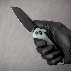 King Penguin G062 Folding Knife (3.35''+14C28N+ G10 Handle)-Crossbar Lock-Thumb Stud-Olitans
