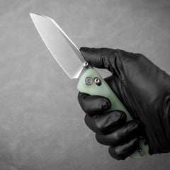 King Penguin G062 Folding Knife (3.35''+14C28N+G10 Handle)-Crossbar Lock-Thumb Stud-Olitans