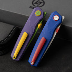 Stealth II T069 Folding Knife – (3.31" Tanto + Böhler M390 + Titanium + Cerakote) – OLITANS