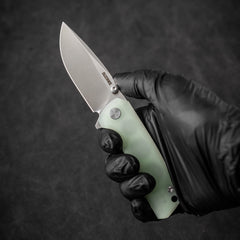 G061 Folding Knife ( 2.91''+D2+G10 )- Liner LOCK-THUMB STUD-OLITANS