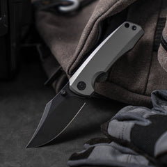 Ti-Bomber T068 Folding Knife –(2.95"+Bohler M390 +Titanium)-OLITANS