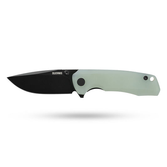 G061 Folding Knife ( 2.91''+D2+G10 )- Liner LOCK-THUMB STUD-OLITANS