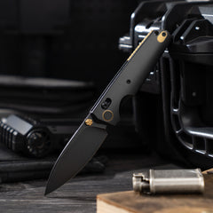 Ti-Aero T075 Folding Knife –(3.23"+Bohler M390 +Titanium)- OLITANS