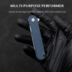 Rocket Wharncliffe Flipper Knife (2.76"-D2 Blade-G10)-G067