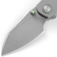 Mini Ti-Mastiff T074( 2.36'' + Bohler M390 + Step milled+Titanium )Folding Knife