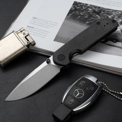 Lemon Shark G071(3.27"+10Cr15Mov+Black Micarta)-Liner Lock