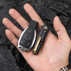 Mini Knife 2.16'' 14C28N blade + Titanium handle, Frame lock, Flipper, T019