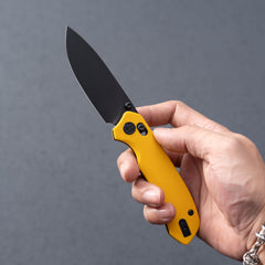 Pureline G031 (3.3"+14C28N+Micarta )Axis lock-thumb stud