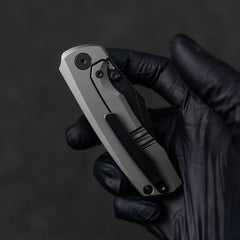 Ti-Bomber T068 Folding Knife –(2.95"+Bohler M390 +Titanium)-OLITANS