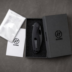 Box image – all black G064 folding knife