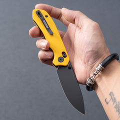 Pureline G031 (3.3"+14C28N+Micarta )Axis lock-thumb stud